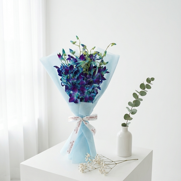 Royal Sapphire Orchid Bouquet