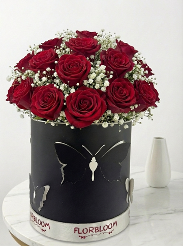 Passionate Butterfly Rose Box