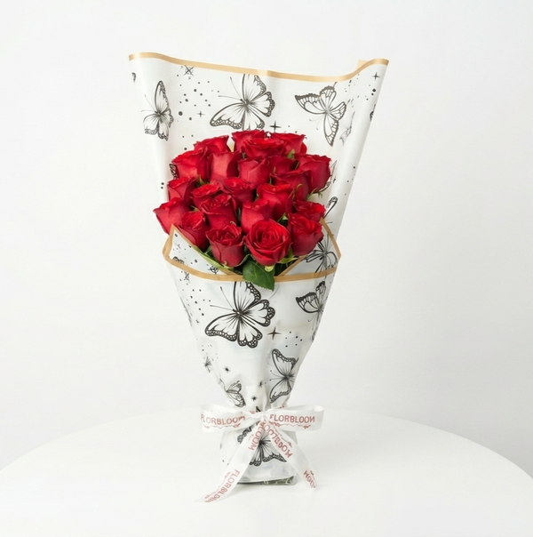 Wings of Love: 30 Red Roses Bouquet