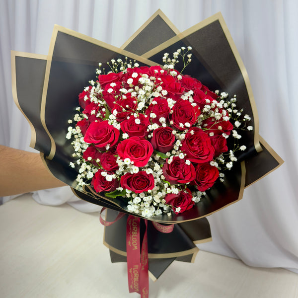 Majestic Love: 31 Red Roses Bouquet