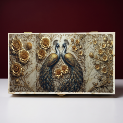 Golden Peacock Opulence Gift Box